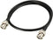 uxcell RG58 Coaxial Cable with BNC Male to BNC Male Connectors, 50 Ohm, 20 Inch