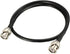 uxcell RG58 Coaxial Cable with BNC Male to BNC Male Connectors, 50 Ohm, 20 Inch
