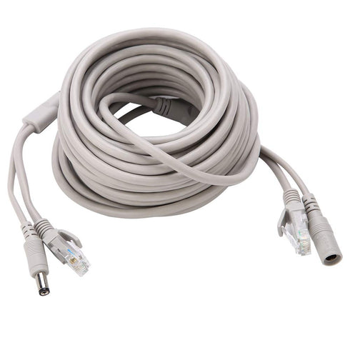 Dioche CCTV Cable, 10M AHD Video Power Cable for CCTV Security Camera Surveillance System