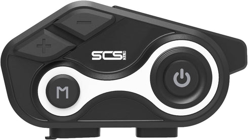 Motorcycle Bluetooth Intercom Helmet Headset, Music Sharing for 2 Riders, Waterproof IP67