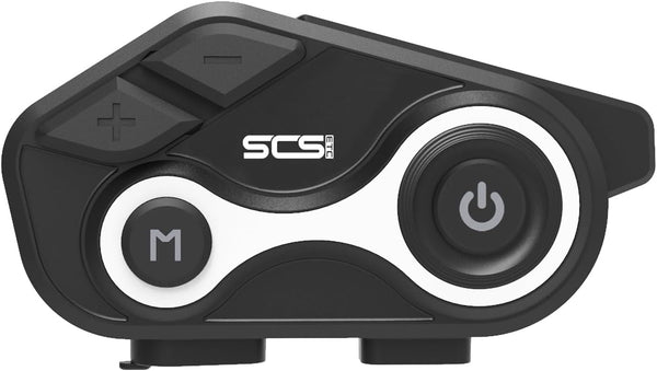 Motorcycle Bluetooth Intercom Helmet Headset, Music Sharing for 2 Riders, Waterproof IP67