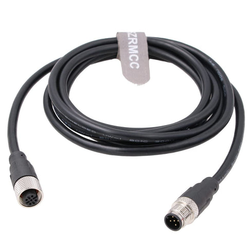 SZRMCC M12 5 Pin Male to Female Waterproof Connector Cable for Industrial Camera Fieldbus Module (10m)