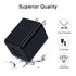 Fast Charging USB Type C Wall Charger Block & 6ft Cable for Samsung Galaxy S22/S21/Note 20, Google Pixel, Moto G.