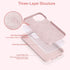 Miracase iPhone 12 Pro Max Case, Liquid Silicone Gel Rubber Shockproof Phone Case with Soft Anti-Scratch Microfiber