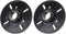 2PCS Treble Loudspeaker Horn Adapter, Universal Treble Horn Adapter with External Thread, ABS for Speaker