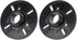 2PCS Treble Loudspeaker Horn Adapter, Universal Treble Horn Adapter with External Thread, ABS for Speaker