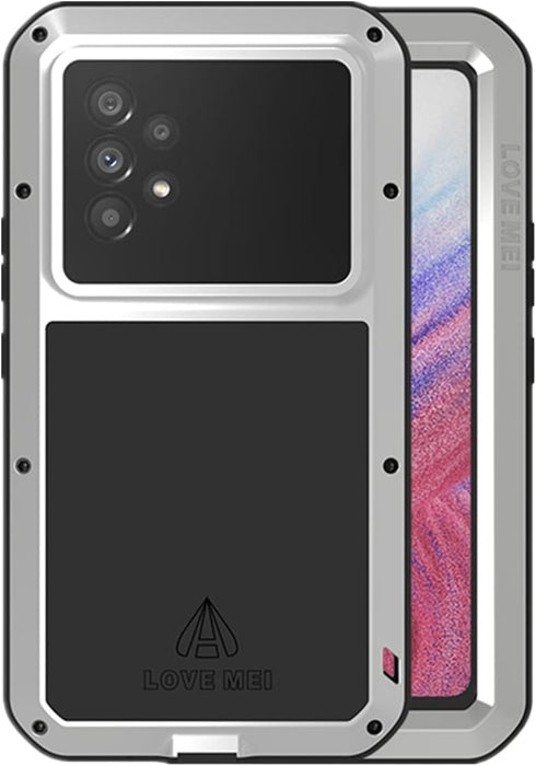 LOVE MEI Galaxy A53 5G Case - Outdoor Sports Waterproof Military Heavy Duty Shockproof Dustproof Hybrid Cover