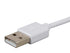 Monoprice 3-in-1 Multiport Charging Cable - USB to USB Micro-B + USB-C + Lightning, 3 Feet, White - Essential Series