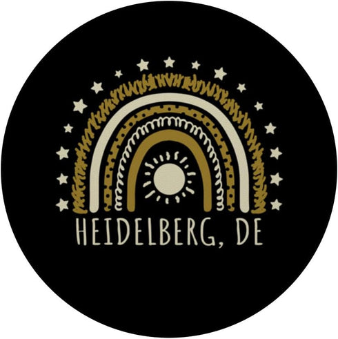 Heidelberg DE Deutschland Germany Nice Rainbow Design PopSockets Standard PopGrip for Phone Accessories