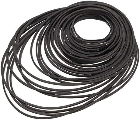 30pcs Mix Cassette Tape Machine Belt, 40mm to 135mm Assorted Common Belts for DVD Drive, Xbox 360 Repair