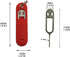 Zksbdxz Card Opening Tool Ejector Needle Opener Ejector Card Remover Anti-Lost Card Eject Tool with Silicone Sleeve