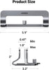 UGREEN 17.3 Inch Vertical Laptop Stand Holder for Desk Compatible with MacBook Pro, MacBook Air Stand Vertical Aluminum