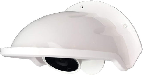 Universal Sunshade Rainshade Camera Cover Shield for Outdoor Nest/Nest IQ Camera - White Color