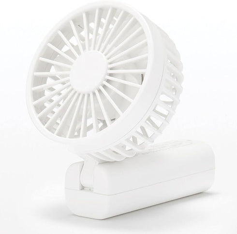 White/MJ-HF4-WH MUJI Rechargeable Compact Handy Fan
