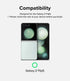 Samsung Galaxy Z Flip 5 Screen Protector - Ringke Dual Easy Film, 4-Layer Protection, HD Clear, Self-Healing, 2 Pack.