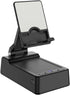 Birthday Gifts for Men, Cell Phone Stand with Wireless Bluetooth Speaker and Anti-Slip Base for Desk (Black)