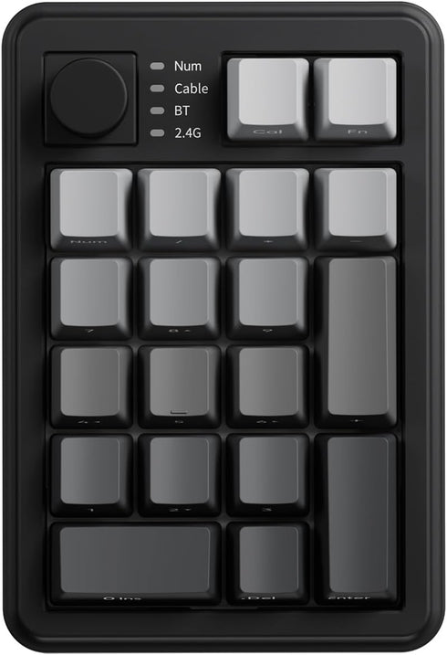 TISHLED Gasket Mechanical Numpad Wireless 2.4G / Bluetooth 5.0 / Wired USB-C Programmable