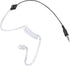 2 Pin Ptt Mic Earpiece - Two Way Radio Headset for Motorola Walkie Talkie, Wired, Black