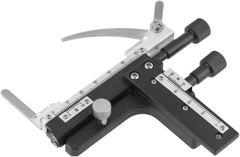 Mechanical X-Y Moveable Stage for Microscope, Manual Stage 14.5cm × 16cm for Microscope