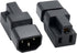 Dracaena 10 Pack IEC320 C14 Male to Nema 5-15R PDU USA UPS Extension Power Plug Adapter
