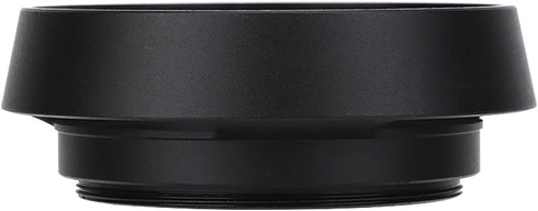 Camera Lens Hood, 43mm Black Metal Lens Hood with Plastic Lenses for Leica Photography Accessory