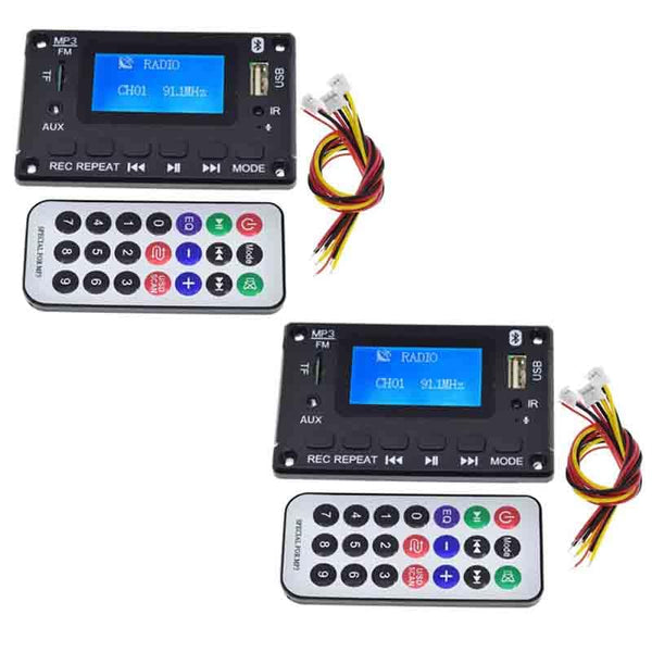 Rivermidfish SZ 2PCS 5.0 decoding Board with Song Title Display LCD Screen Lossless MP3