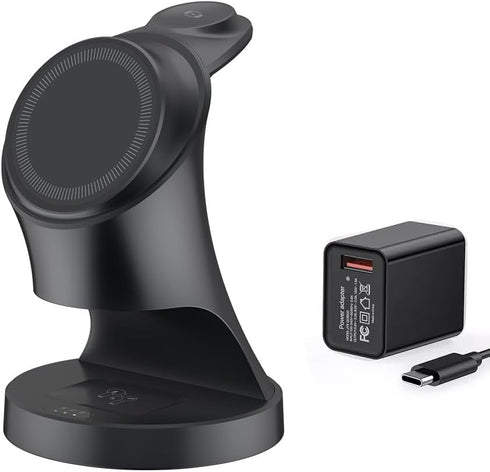 Wireless Charger, 3 in 1 Magnetic Wireless Charger Stand, Fast Dock for iPhone 16/15/14/13/12 Series, Apple Watch,