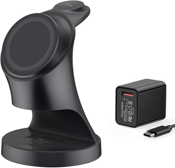 Wireless Charger, 3 in 1 Magnetic Wireless Charger Stand, Fast Dock for iPhone 16/15/14/13/12 Series, Apple Watch,