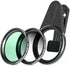 Kase 41mm Magnetic Cell Phone Lens CPL Filter Kit, Includes Circular Polarizer, Soft Graduated ND1.2 Filter, Lens Clip