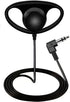 Generic Single Mono Earphone with D-Shaped Design 3.5mm Plug, Comfortable for Either Ear,Compatible
