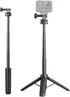 Yunseity Selfie Stick Tripod for Action Cameras, 7.5in-20.8in Extendable Tripod Stand with Magnetic