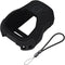Protective Silicone Cover Case for DEWALT Wearable Bluetooth Speaker (Black)