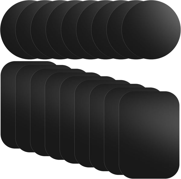 FdcZeyxior 20 PCS Metal Plates for Magnetic Mount Phone Magnetic for Back of