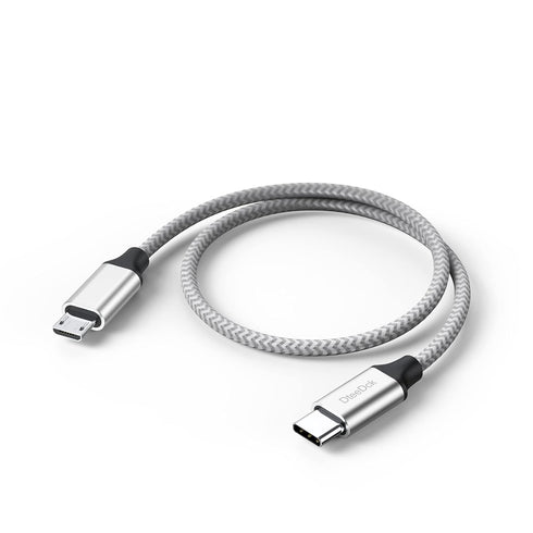 USB C to Micro USB Cable 1ft 10 Pack, Micro USB to USB Type C Adapter Cable for Charging & Data Transmission