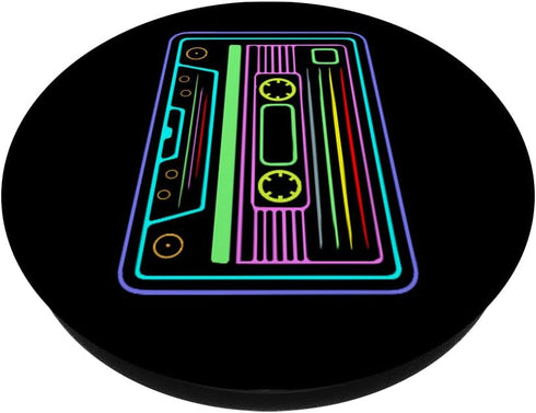 Cassette Tape - 80s 90s Music - Retro Vintage Disco Party PopSockets Standard PopGrip