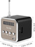 Hemobllo MP3, USB Music Player: Mini Speaker Digital Music Player Support Micro USB Disk, with Led Display for Outdoor