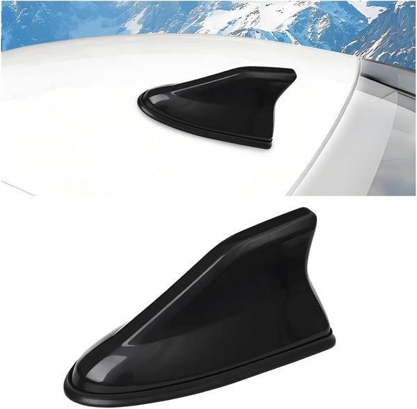 SWPHRT Car Shark Fin Antenna Cover, Vehicle Top Roof Aerials AM FM Radio