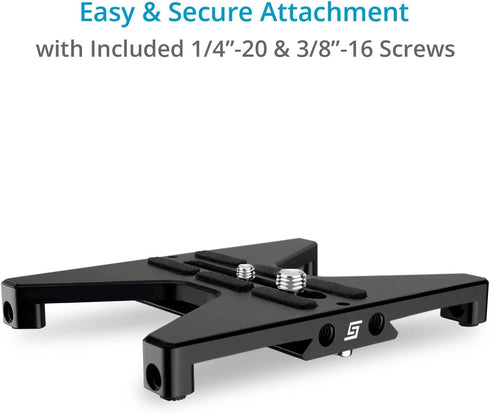PROAIM Snaprig Medium Baseplate Stand with Quick Release for Video Camera Setups, Tripod & Accessory Mounting