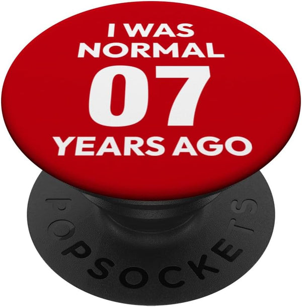 7th Wedding Anniversary Matching Funny PopSockets Standard PopGrip for Couples