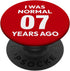 7th Wedding Anniversary Matching Funny PopSockets Standard PopGrip for Couples