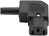 IEC C13 Right Angled Power Cord Plug Connector, 90 Degree Female Plug Rewirable Power Connector 10A /250V (C13 Right