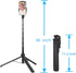 66" Selfie Stick Tripod for Cell Phone & Camera, Expandable Tripod with Remote Control, Portable for iPhone/Gopro