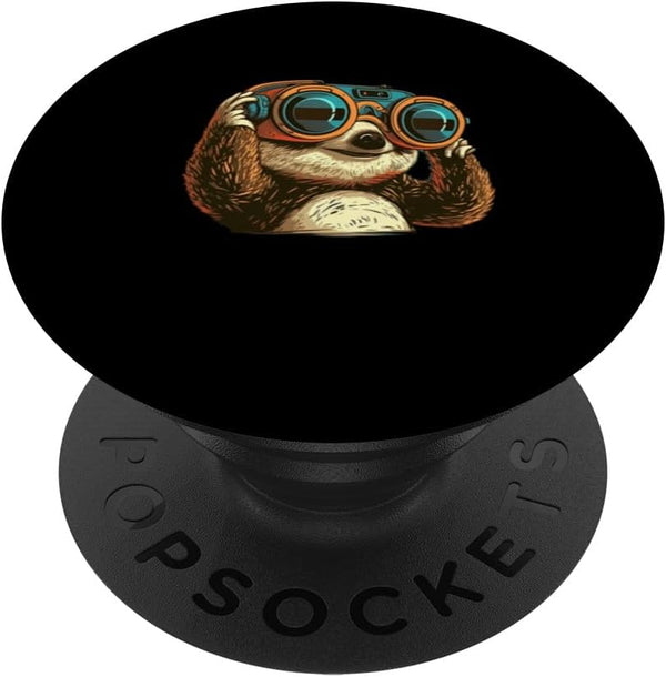 Sloth VR Developer VR Gamer Virtual Reality PopSockets Swappable PopGrip