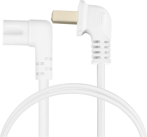 Vebner 17-Foot 90 (17-Foot, Extra Long Power Cord Compatible with Samsung and LG TV LED Smart Screens and Many Other