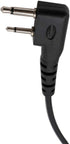 Acoustic Tube Surveillance Earpiece Headset Compatible with Icom IC-F24S IC-F3 IC-F4 IC-H6 IC-U12 IC-V82 IC-F4011 Radio, PU Material (Pack of 2)