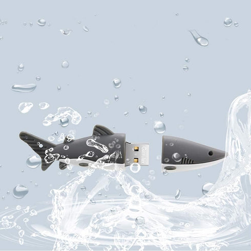 USB Flash Drive, 8GB / 16GB / 32GB USB 2.0 Cute Shape Memory Stick, 16GB, Shark