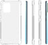 Samsung Galaxy S10 Lite Case - Clear TPU Four Corners Cover, Transparent Soft Funda for A91 & M80s