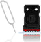 Generic Lightweight Premium Portable Single SIM Card Tray Holder w/SIM Card Ejection Pin