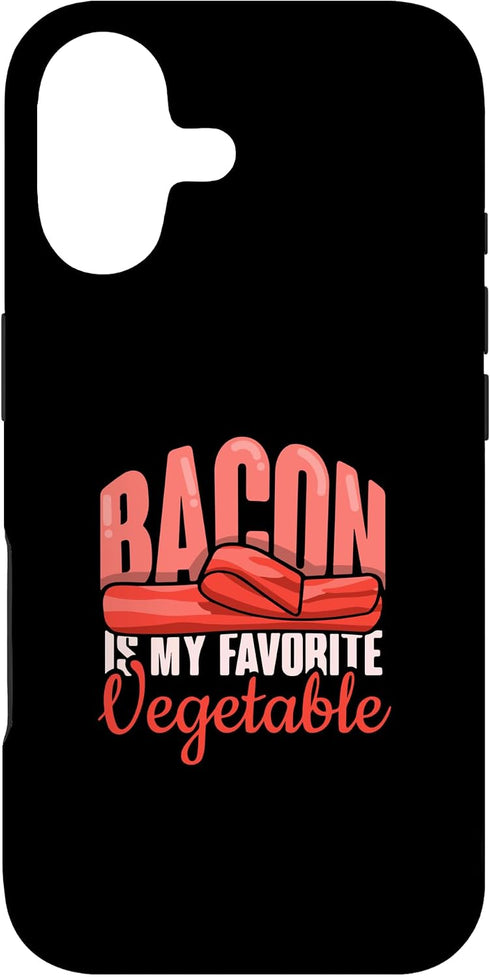 Bacon Lovers Gifts Men - Bacon Pajamas Women Bacon is My Favorite Vegetable - Making Bacon Case for iPhone 17