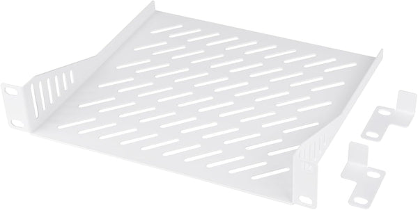 GeeekPi 1U Server Rack Shelf, 7.87" Depth Vented Rack Mount Cantilever Tray for